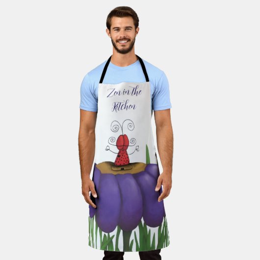 Zen Ladybug Schürze (Getragen)