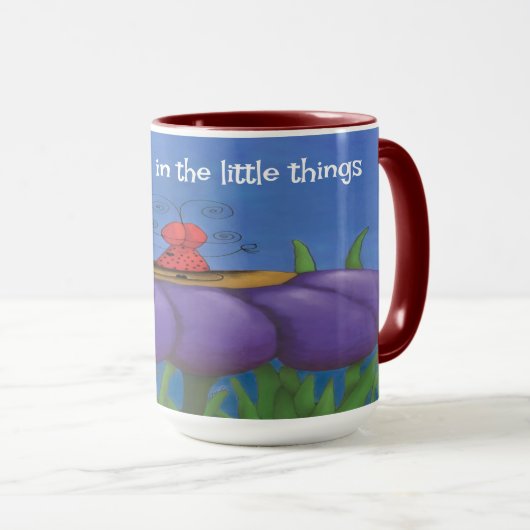 Zen Ladybug Tasse (VorderseiteRechts)