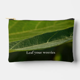 Zen-Leaf-Drucktasche für die Nähte - naturlich Ins Zubehörtasche
