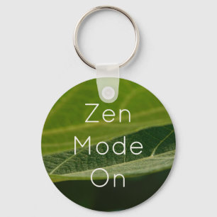Zen Leaf Schlüsselanhänger - "Zen-Modus"
