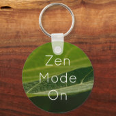 Zen Leaf Schlüsselanhänger - "Zen-Modus" (Vorderseite)