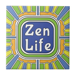 Zen Leben für mich Fliese