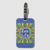 Zen-Leben für mich Gepäckanhänger (Vorderseite Vertikal)