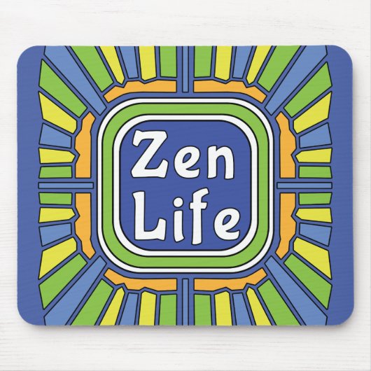 Zen Leben für mich Mousepad (Vorne)