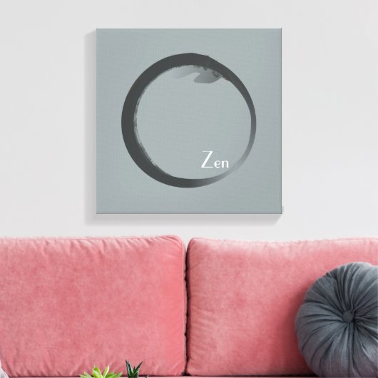 Zen Leinwanddruck (Insitu (Wohnzimmer))