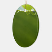 Zen Liebe Green Lotus Leaf Wasserfall Keramik Ornament (Links)