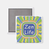 Zen Life für mich Magnet (Vorderseite/Rückseite)