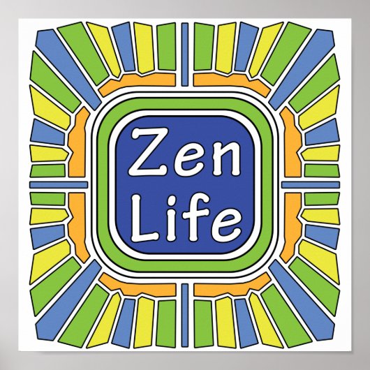 Zen Life für mich Poster (Vorne)