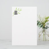 Zen-Logo-Papier Briefpapier (Stehend Vorderseite)
