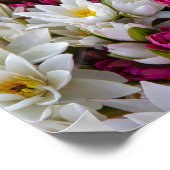 Zen Lotus Blume Bouquet Poster (Ecke)