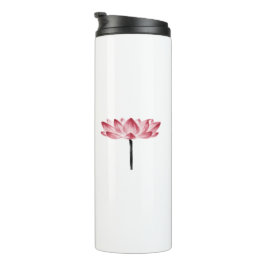 Zen Lotus Blume Kanji Chinesisches Kalligrafie-Sym Thermosbecher