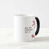 Zen Lotus Blume Philosophie Zitat Verwandlungstasse (VorderseiteRechts)