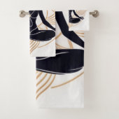 Zen Lotus Mediation Badhandtuch Set (Insitu)