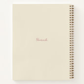 Zen Lotus Stained Glass Zentangle Journal Notizblock (Rückseite)