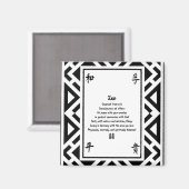 Zen Magnet (Vorderseite/Rückseite)