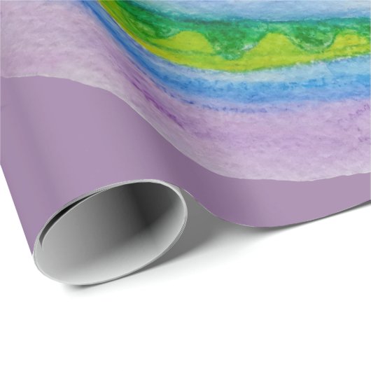 Zen Mandala Matte Wrapping Paper, 30" x 6' Geschenkpapier (Rolleneckpunkt)