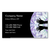 Zen-Massage Magnetische Visitenkarte (Vorderseite)