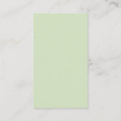 Zen Massage Nature Theme Business Cards Visitenkarte (Rückseite)