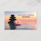 Zen Massage Therapie Meditation Yoga Instructor Visitenkarte (Vorderseite)