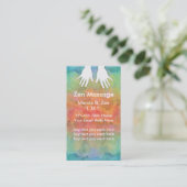 Zen-Massage Visitenkarte (Stehend Vorderseite)