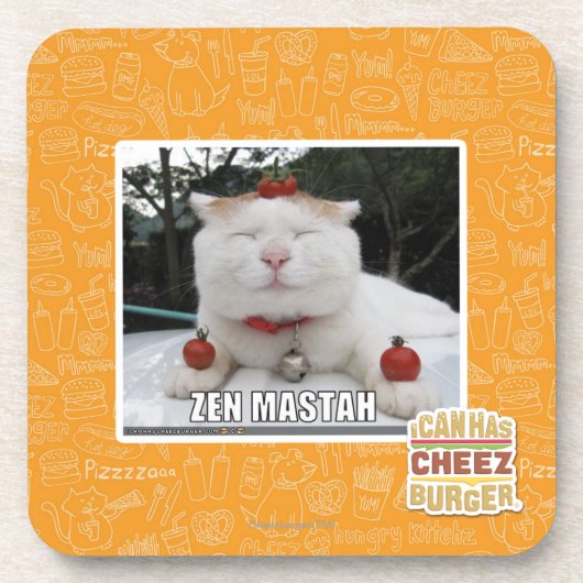 Zen Mastah Getränkeuntersetzer (Vorderseite)