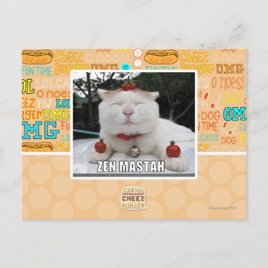 Zen Mastah Postkarte (Vorderseite)