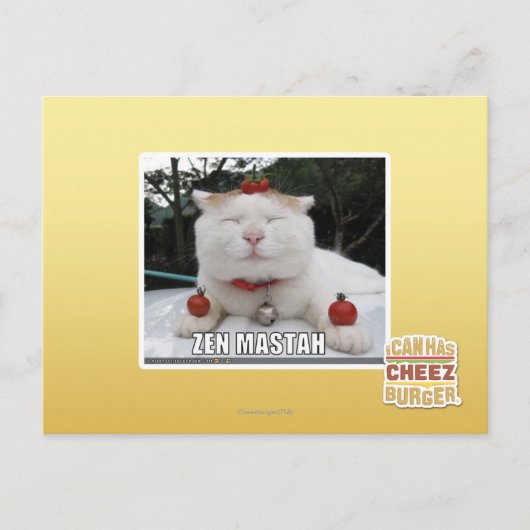 Zen Mastah Postkarte (Vorderseite)