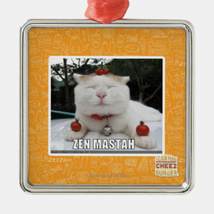 Zen Mastah Silbernes Ornament