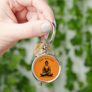 Zen Master - Buddha Meditation Orange Schlüsselanhänger