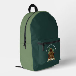 Zen Master Moment Namaste - Bigfoot Maditation Bedruckter Rucksack