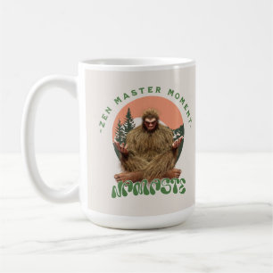 Zen Master Moment Namaste - Bigfoot Maditation Kaffeetasse