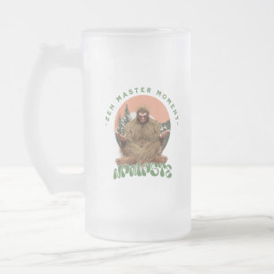 Zen Master Moment Namaste - Bigfoot Maditation Mattglas Bierglas