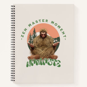 Zen Master Moment Namaste - Bigfoot Maditation Notizblock