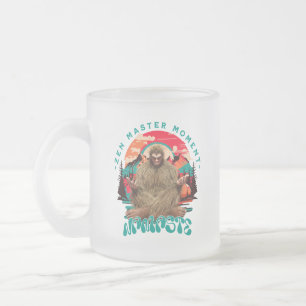 Zen Master Moment - Namaste Funny Bigfoot Mattglastasse