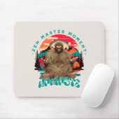 Zen Master Moment - Namaste Funny Bigfoot Mousepad (Mit Mouse)
