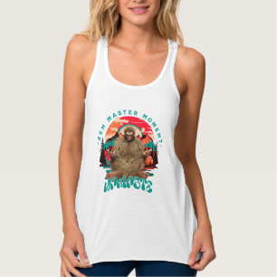 Zen Master Moment - Namaste Funny Bigfoot Tank Top