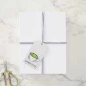 Zen Matcha Green Tea Latte Liebe Geschenkanhänger (Mit Garn)
