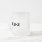 Zen mattierte Tasse (Vorderseite Links)