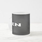 Zen-mattierte Tasse (Vorderseite Links)