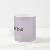 Zen-mattierte Tasse (Vorderseite Links)