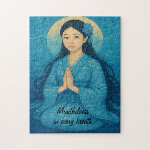 Zen Meditation Kunst Mindfulness Yoga Puzzle