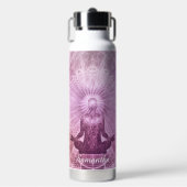 Zen Meditation Lila Personalisiert Trinkflasche (Vorderseite)