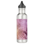 Zen-Meditation Lila Personalisierten Edelstahlflasche (Links)