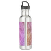 Zen-Meditation Lila Personalisierten Edelstahlflasche (Rückseite)