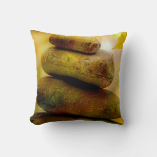 Zen-Meditation stapelende Steine Kissen