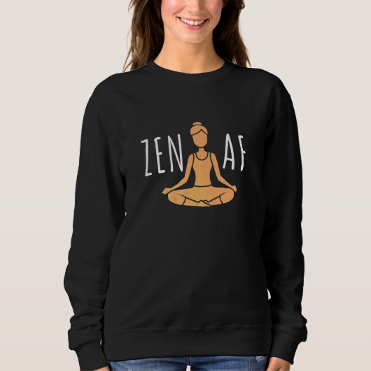 Zen-Meditation Sweatshirt (Vorderseite)