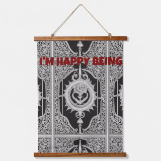 Zen Meditation Tapestry - Serene Spirituelle Room Wandteppich Mit Holzrahmen