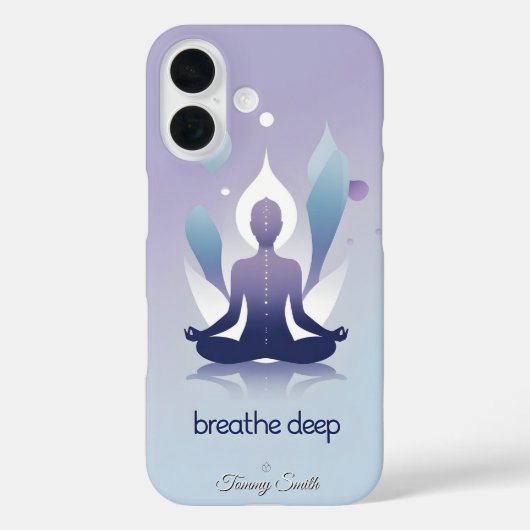 Zen-Meditation - Tief durchatmen Case-Mate iPhone Hülle (Rückseite)