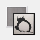 Zen-Meditationsmagnet Magnet (Vorderseite/Rückseite)
