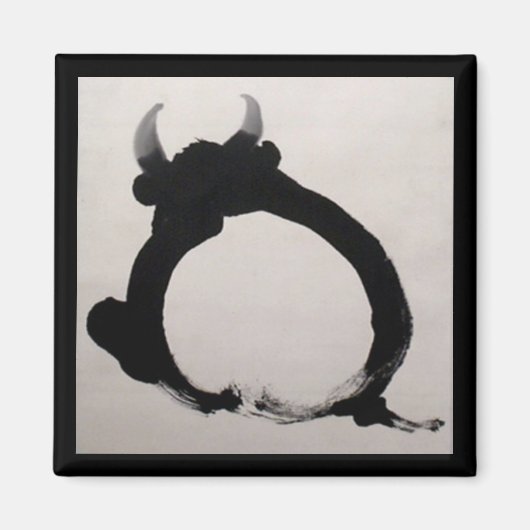 Zen-Meditationsmagnet Magnet (Vorne)